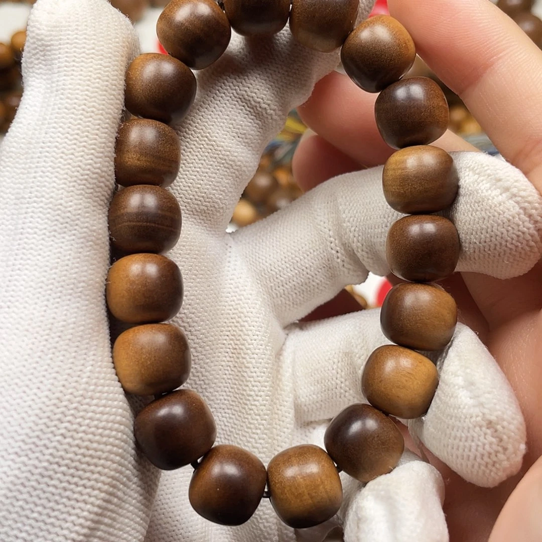 檀香木手串/手链老山檀香11/12横纹黑肉