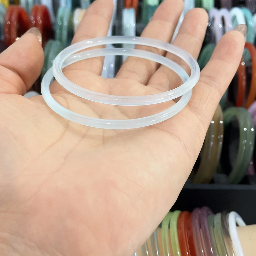 玛瑙/玉髓手镯未镶嵌兜**?特价不退换