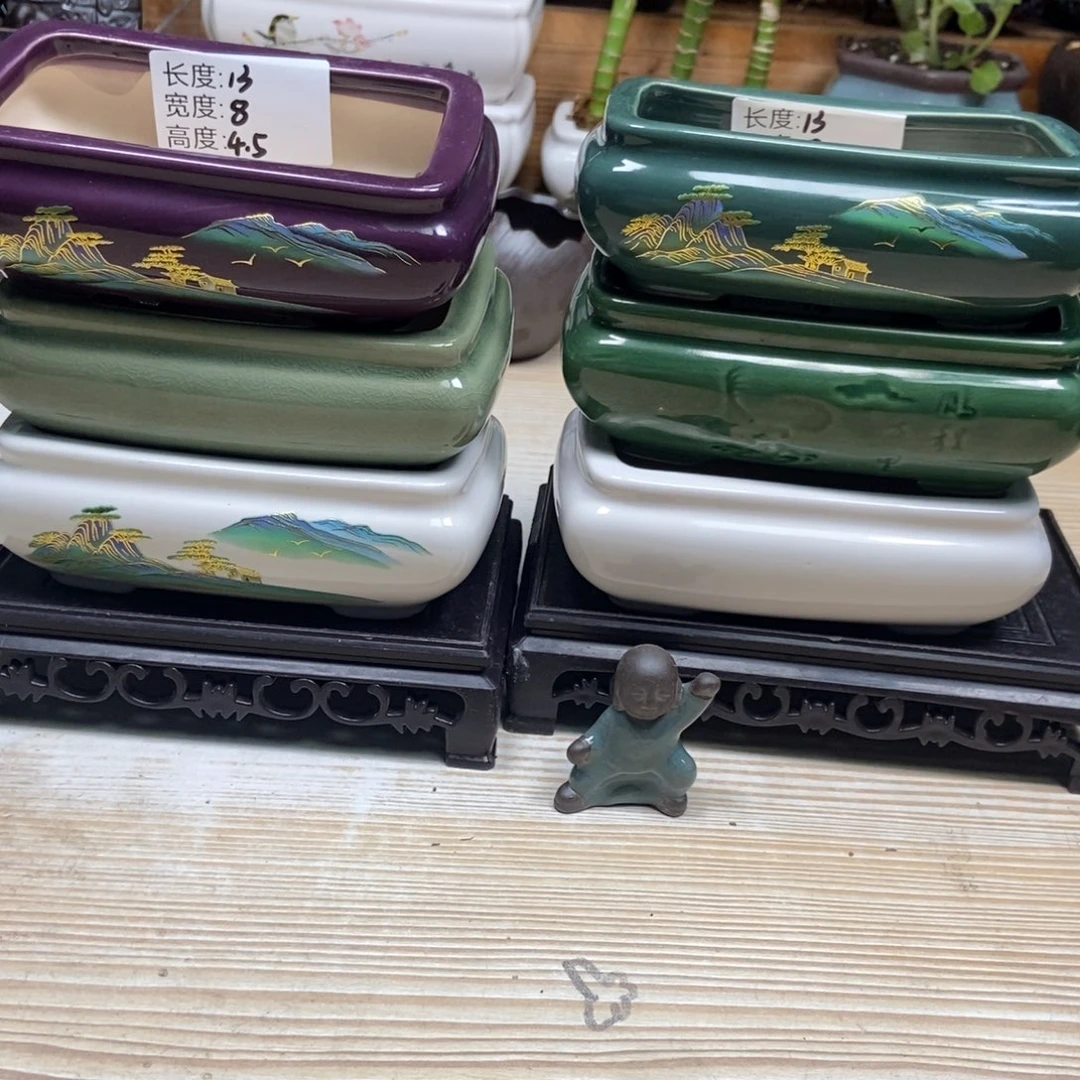 瓷片陶瓷花盆陶瓷艺术