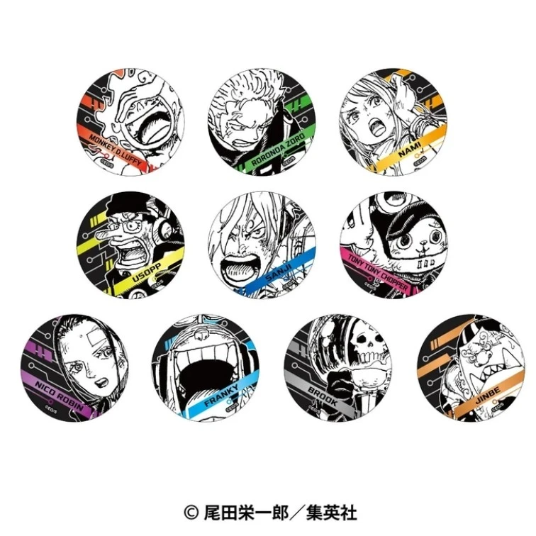【海贼王】原画浮雕吧唧五弹 盲盒代拆