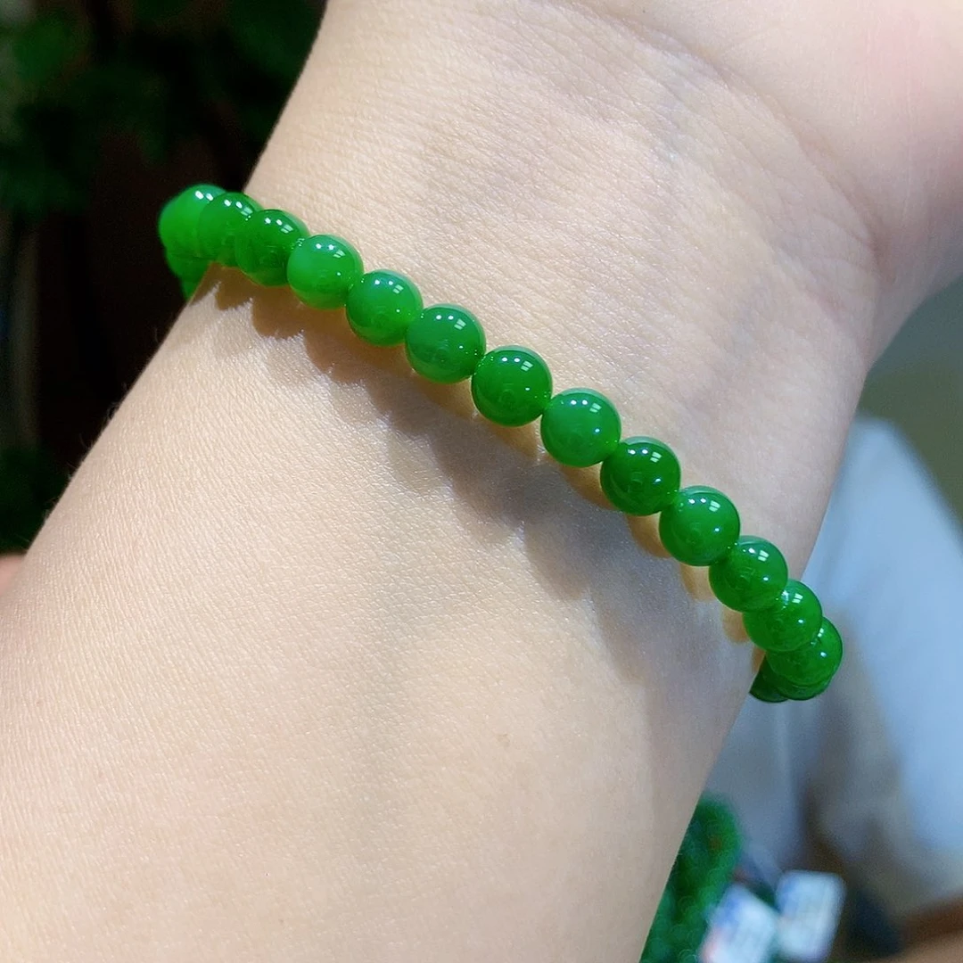 手链未镶嵌和田玉（碧玉）卡6