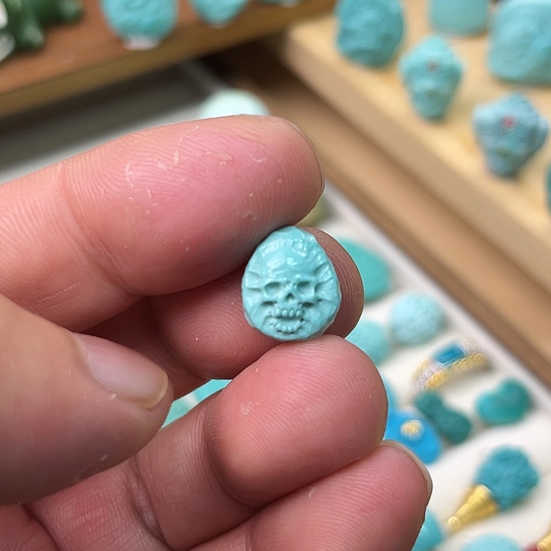 绿松石未镶嵌配饰