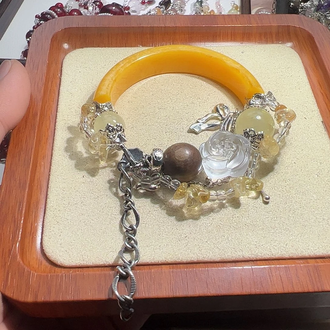 手链未镶嵌水晶水晶手链二代