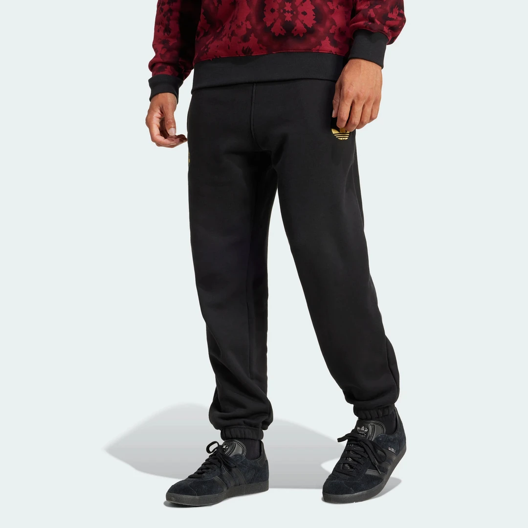 adidas/阿迪达斯男曼联扎染系列蛇年足球休闲文化运动长裤JF0361