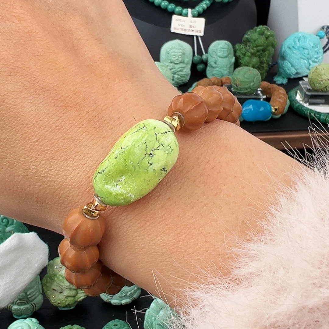 绿松石未镶嵌绿松石主播万丽