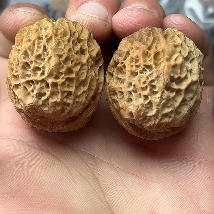 文玩核桃把件2号麒麟绣球40尺