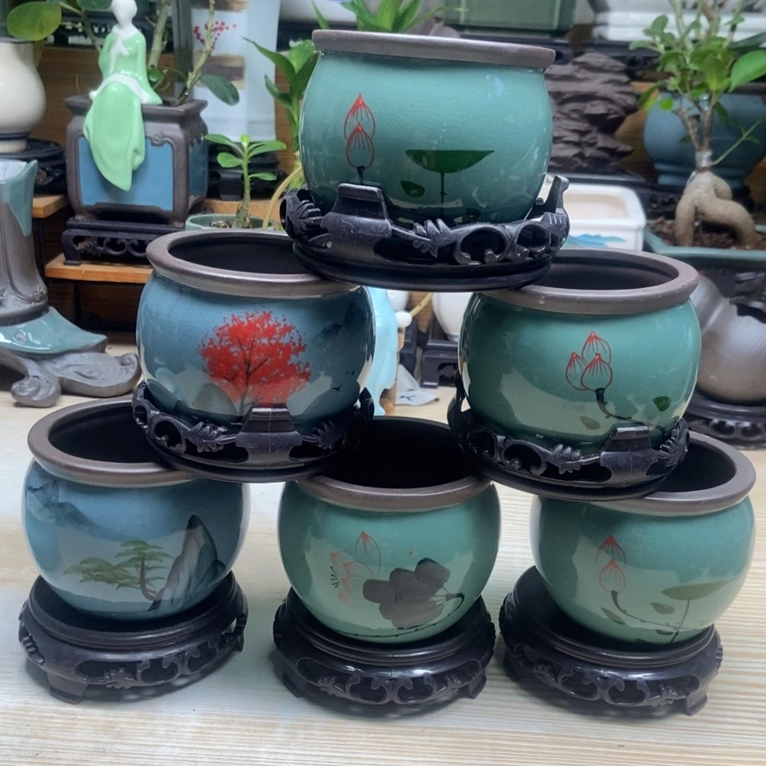 瓷片陶瓷花盆陶瓷艺术