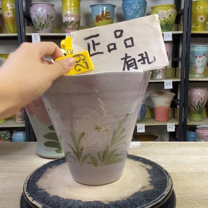 景德镇高温陶瓷花盆