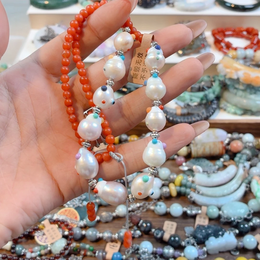 田***果未镶嵌手链翡翠手串