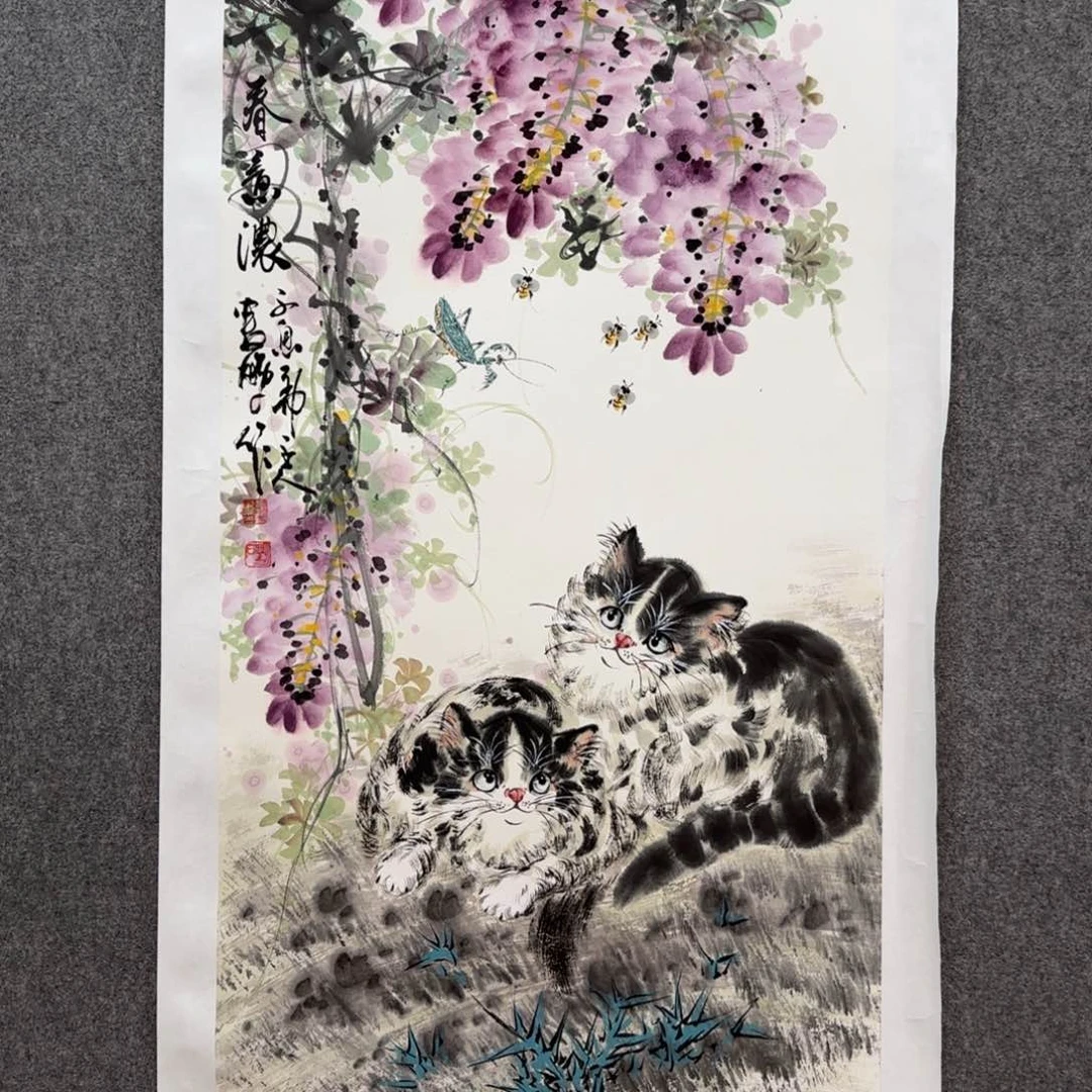 国画娄鹏老师手绘作品