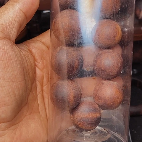 木2.5缅甸小叶降真香结晶手串