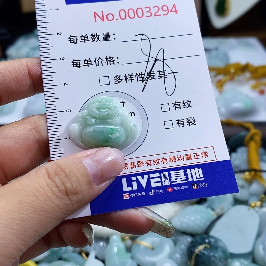 翡翠未镶嵌颈饰3294