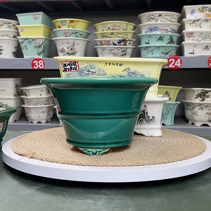 紫砂宜兴紫砂花盆