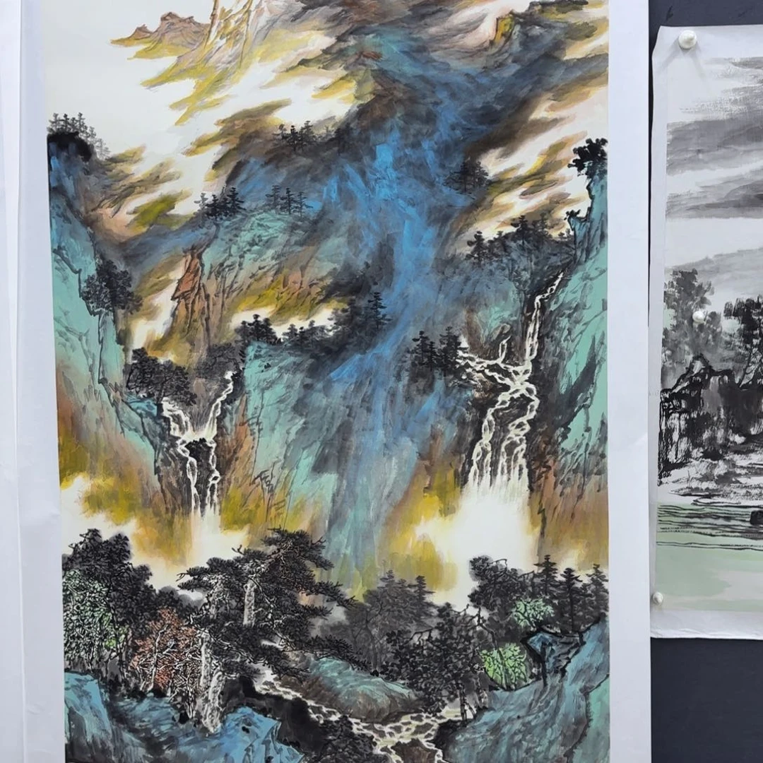 国画生**景吴冠锦李欣主播