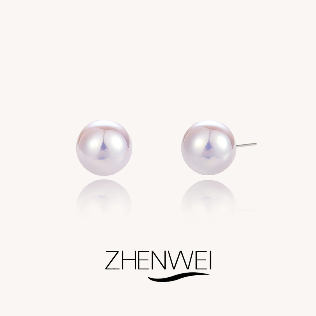 非金属仿珍珠耳饰 ZHENWEI/甄薇  珠珠耳钉女甜美可爱简约温柔风