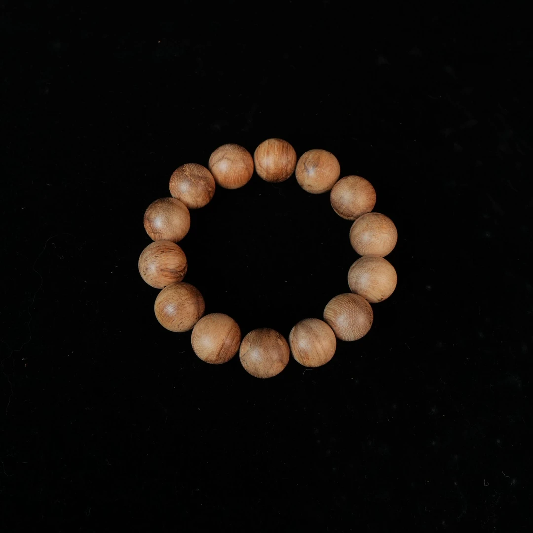 A6132 达拉干沉香虎斑纹老料大手串 1.6cm 14.18g