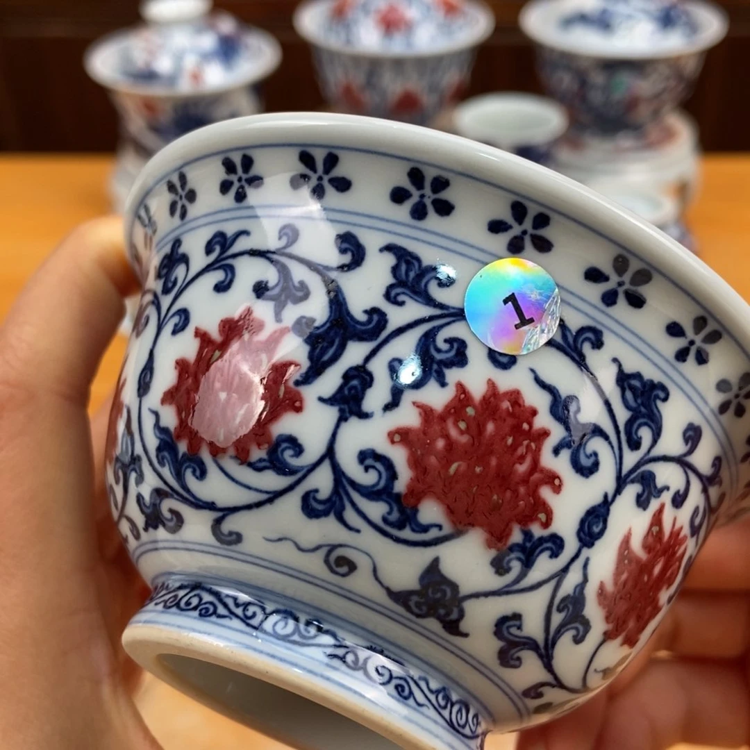 手绘现代茶具非古董