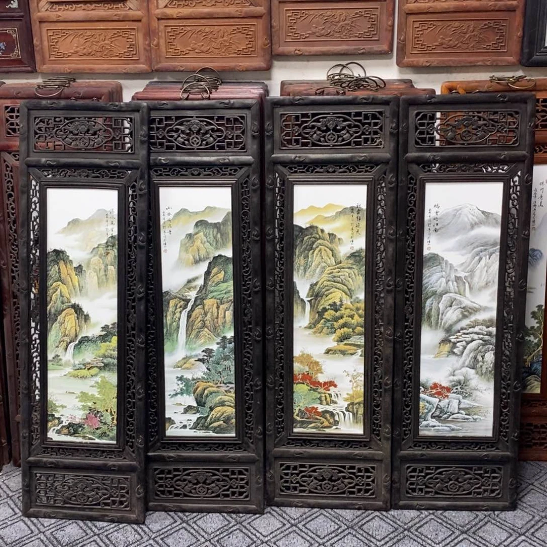瓷片120*36*4 景德镇瓷板画柴窑烧制