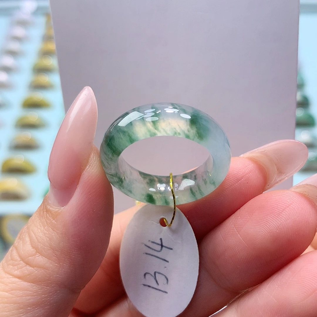 未镶嵌戒指翡翠1314圈
