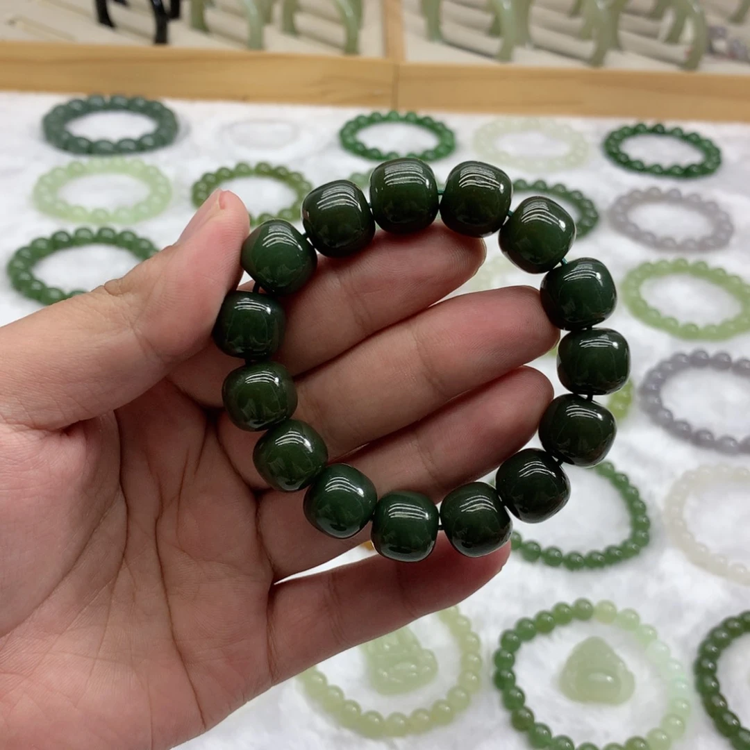 未镶嵌手串和田玉（青黄口14）