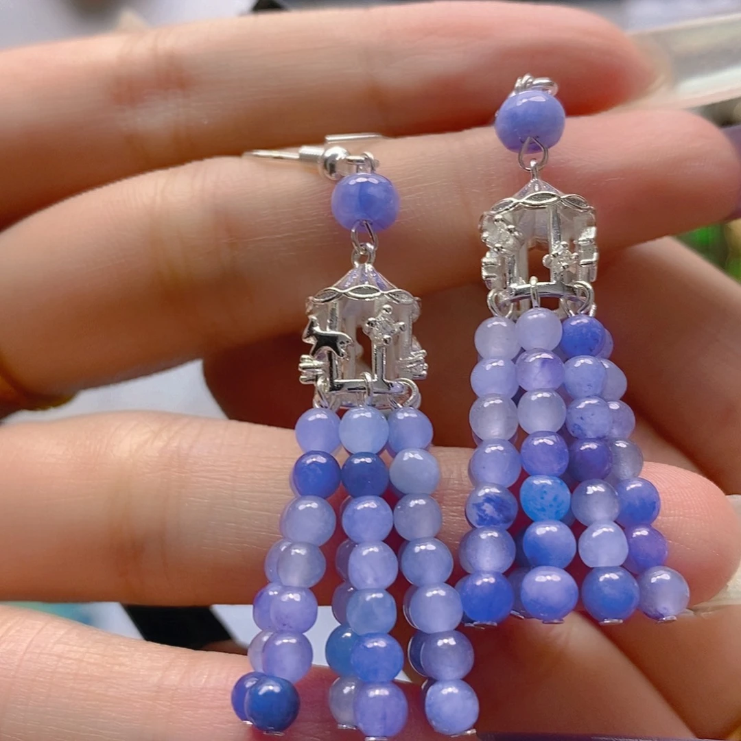 翡翠合金耳饰翡翠