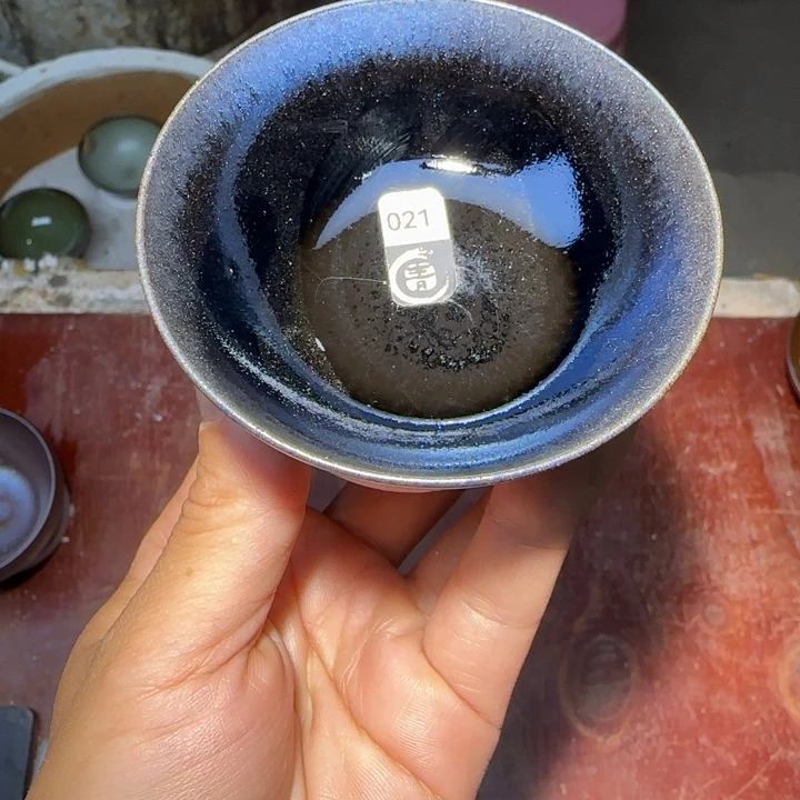 茶盏青钰龙窑主人杯021