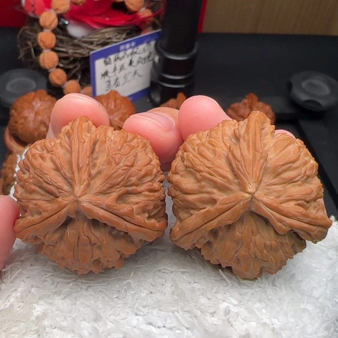 文玩核桃把件白奔全品39