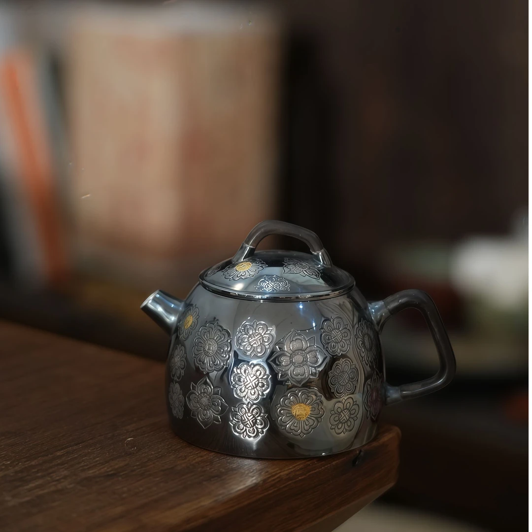 银壶家族纯手工创意皮球花