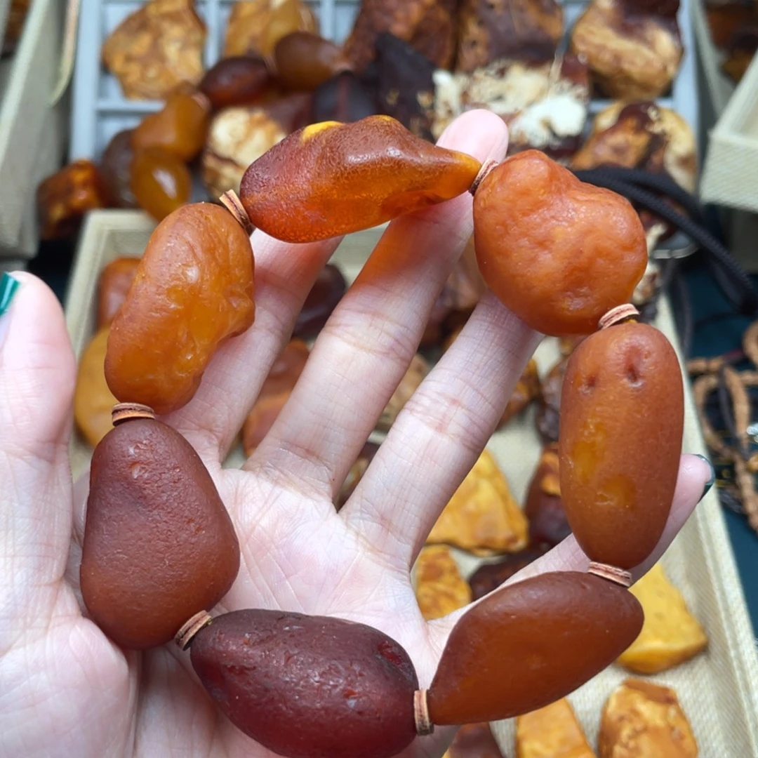 琥珀未镶嵌珠宝奇石