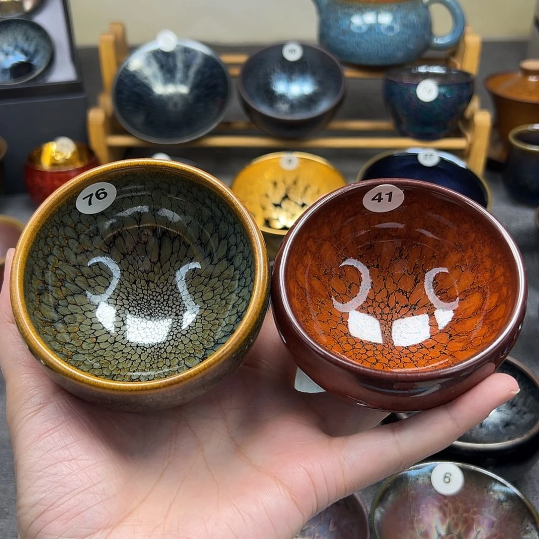 茶盏鹧鸪对杯波体