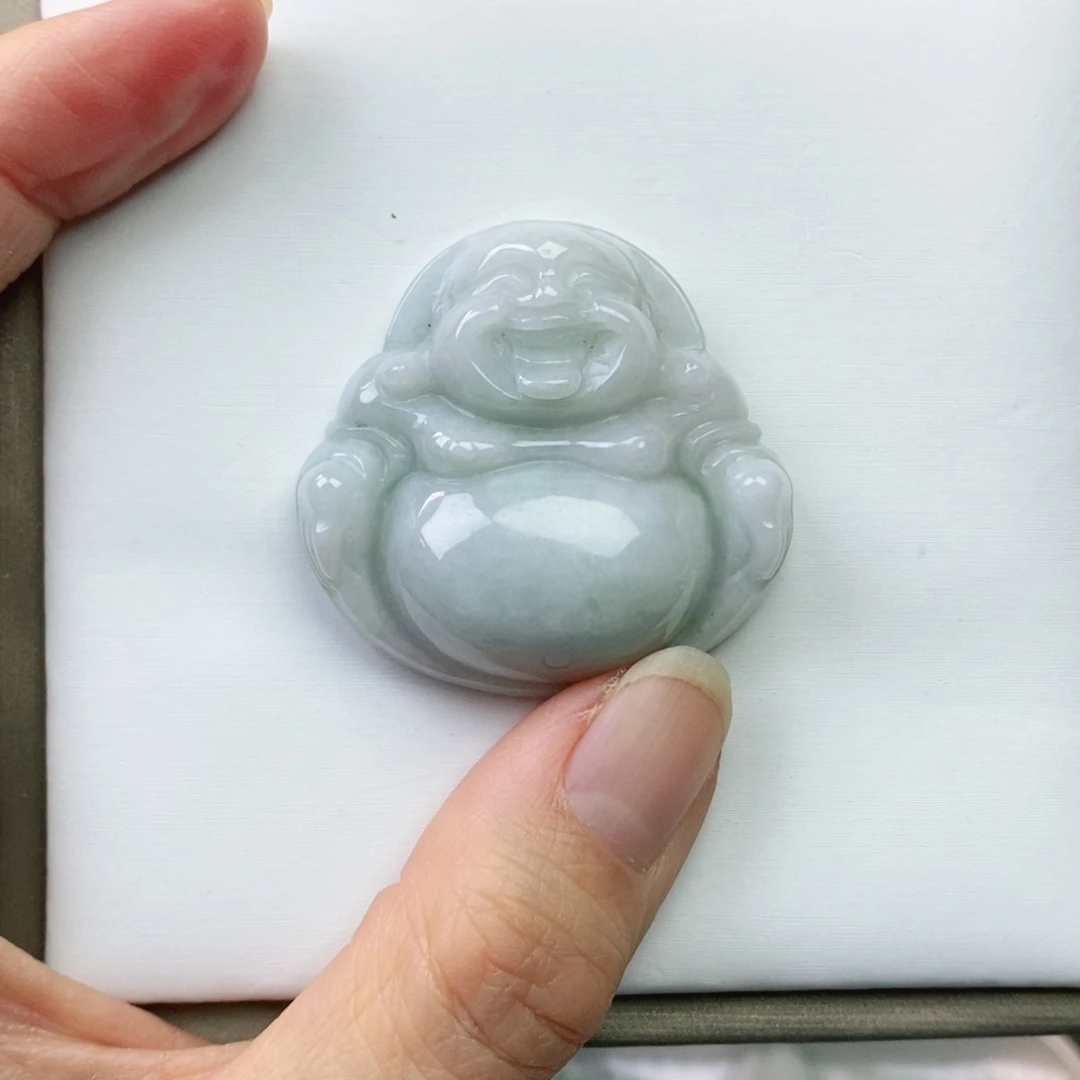 翡翠颈饰未镶嵌姐****有佛公