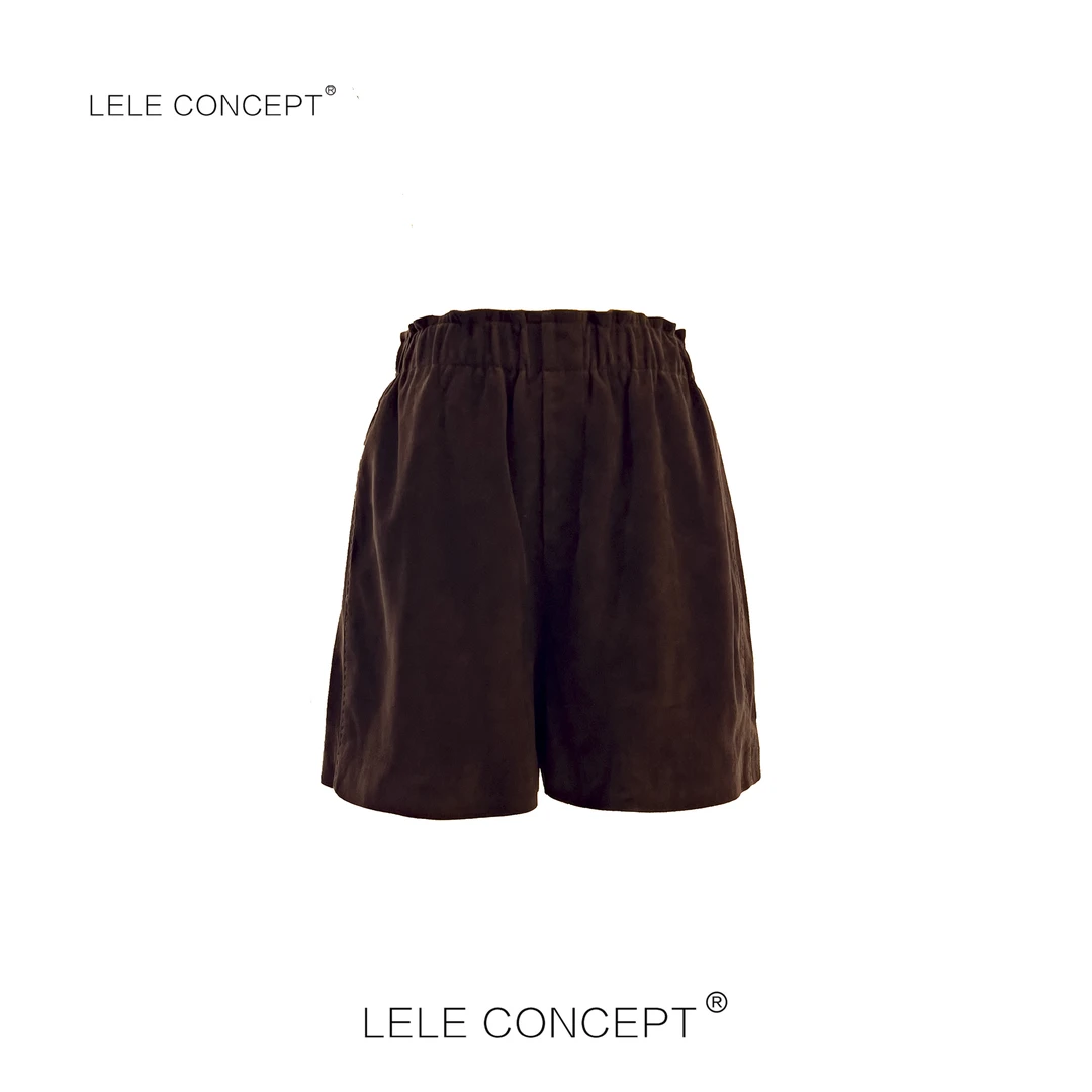 LELE CONCEPT | 时尚精致翻毛皮短裤FK25C0007W