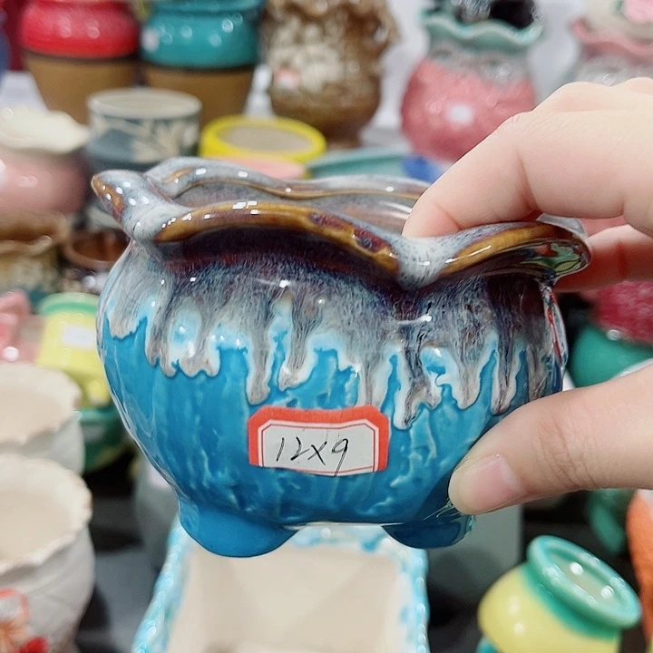 多肉陶瓷花盆满10元包邮