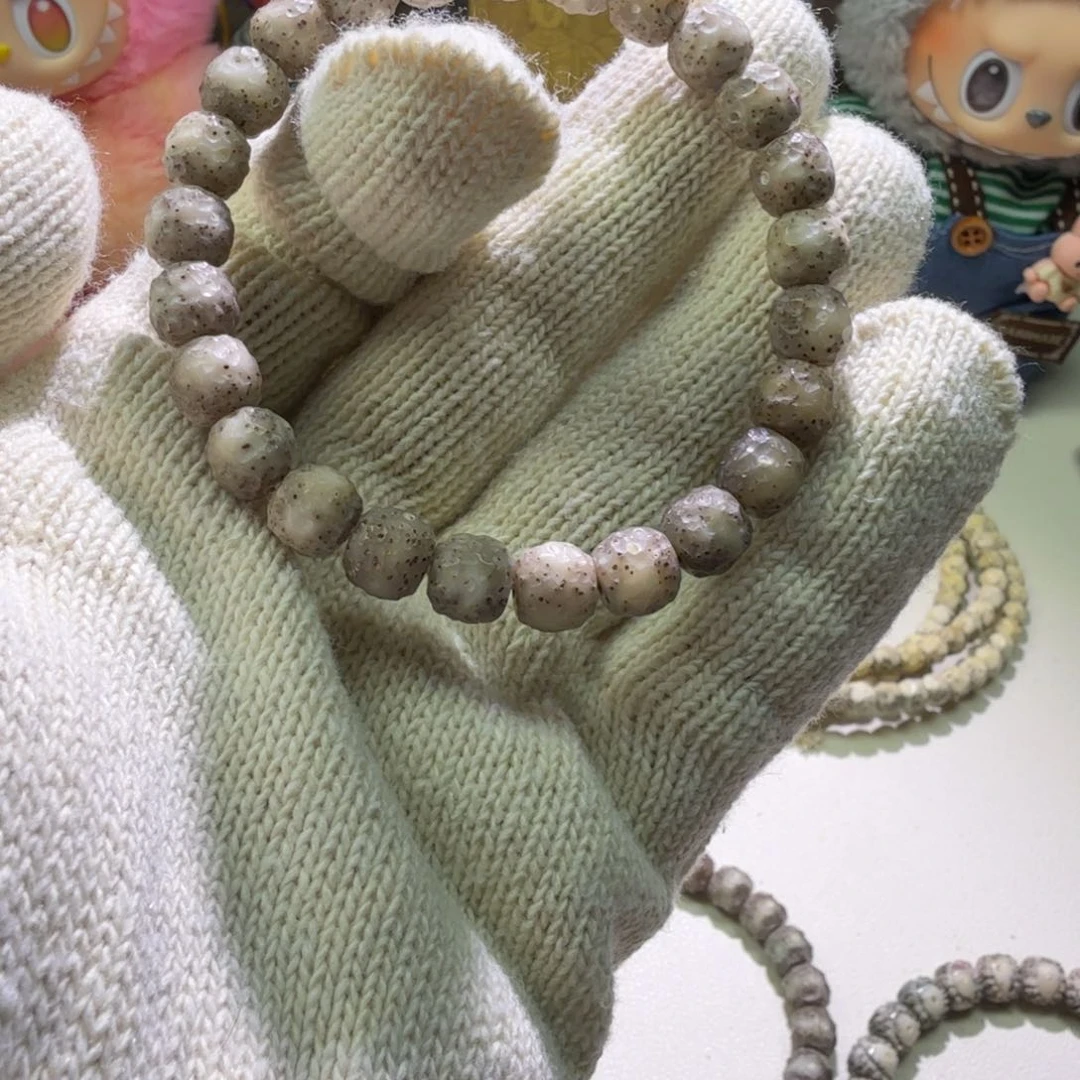 大理石磁石9×8粉冰手工