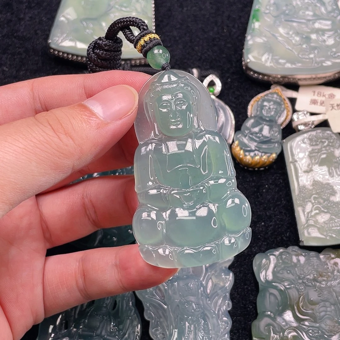 颈饰未镶嵌翡翠6，