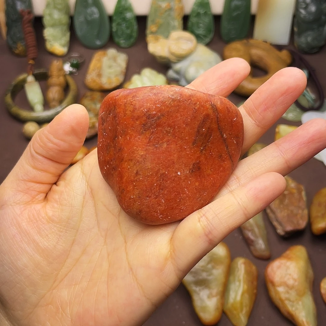 岫岩河磨玉（透闪石质玉）未镶嵌颈饰