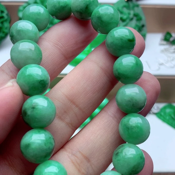 翡翠未镶嵌手链手串