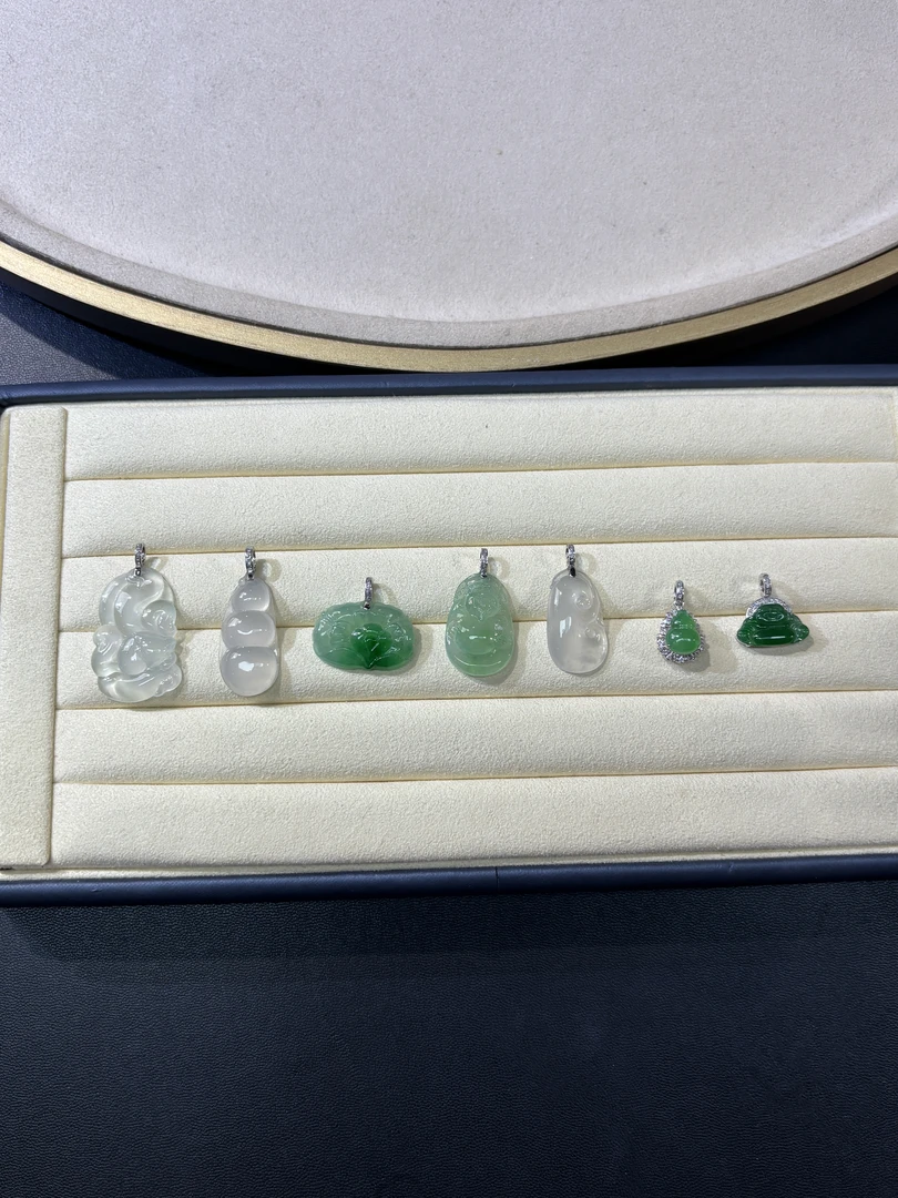 【彩虹盘】翡翠吊坠-多样性发一件-HYJ06 |CXQ21