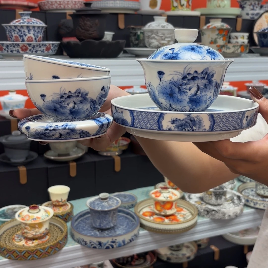 盖碗等题画技法在