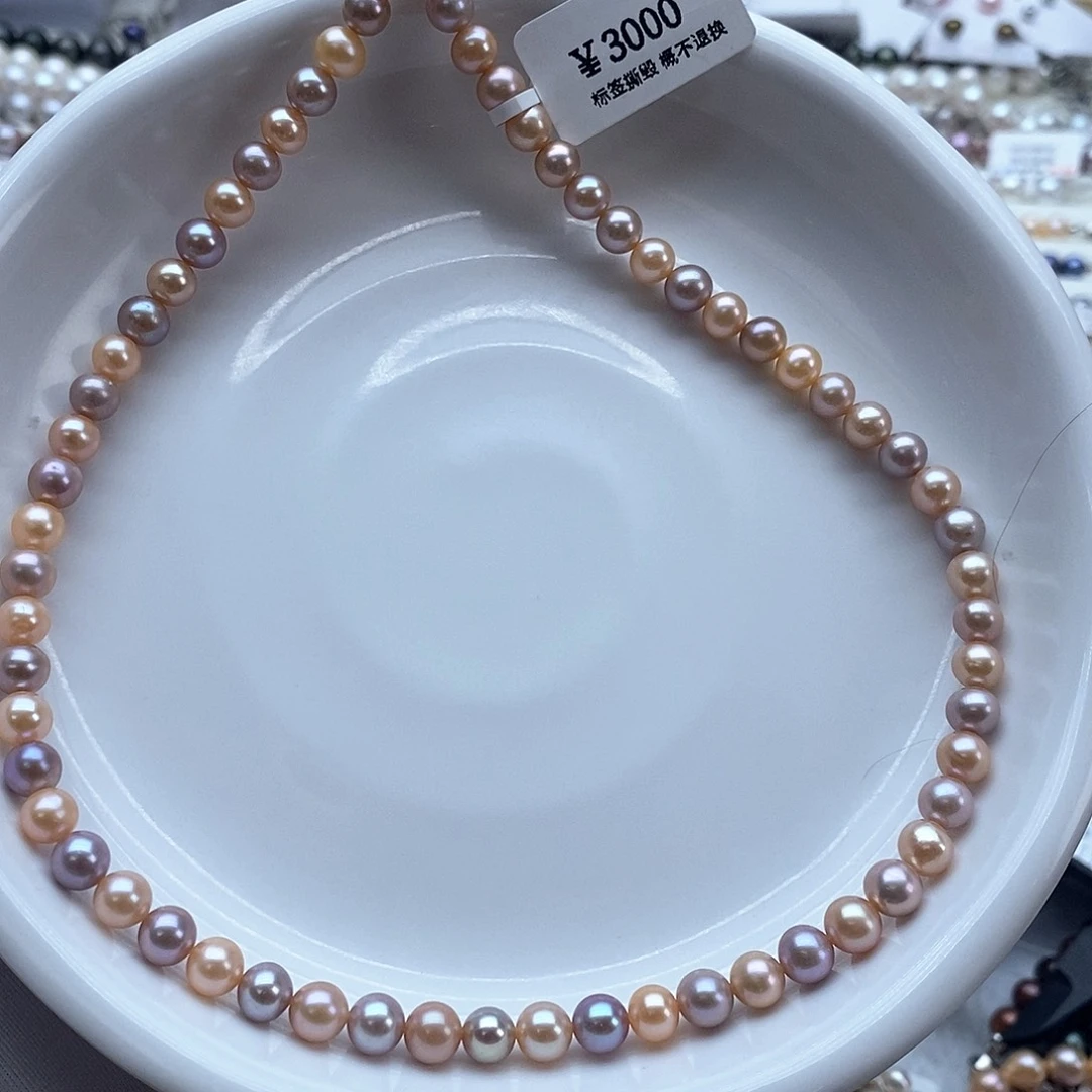 海水珍珠颈饰银S925镶嵌