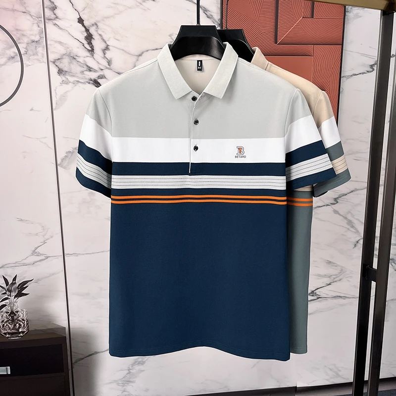 短袖夏季Polo衫休闲polo衫商务透气时尚半袖潮流纯色