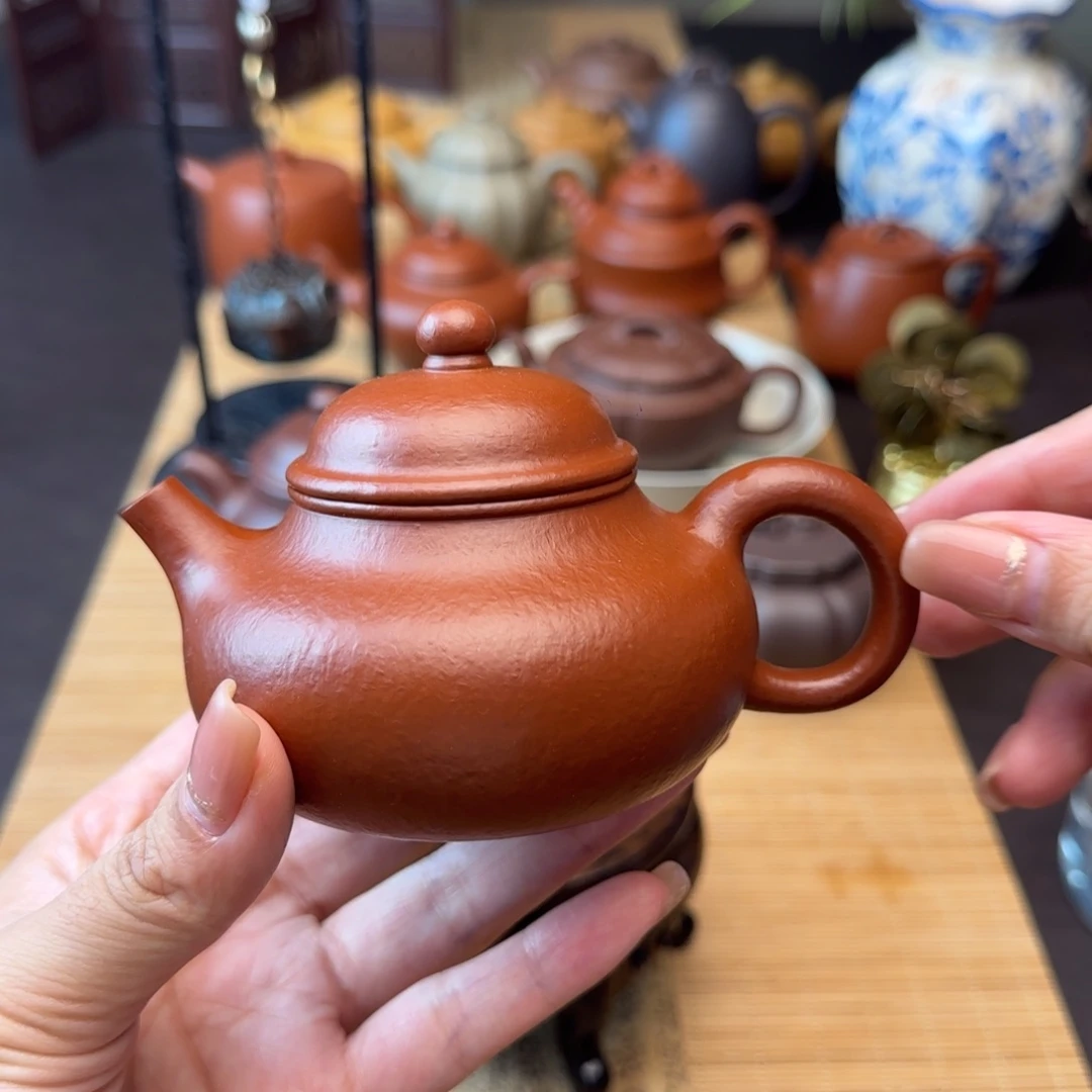 茶壶紫砂朱泥容天 150cc