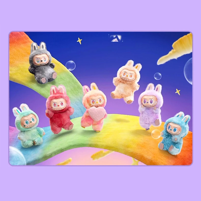 【高品质】3.0三代马卡龙搪胶毛绒公仔娃娃潮玩具礼物