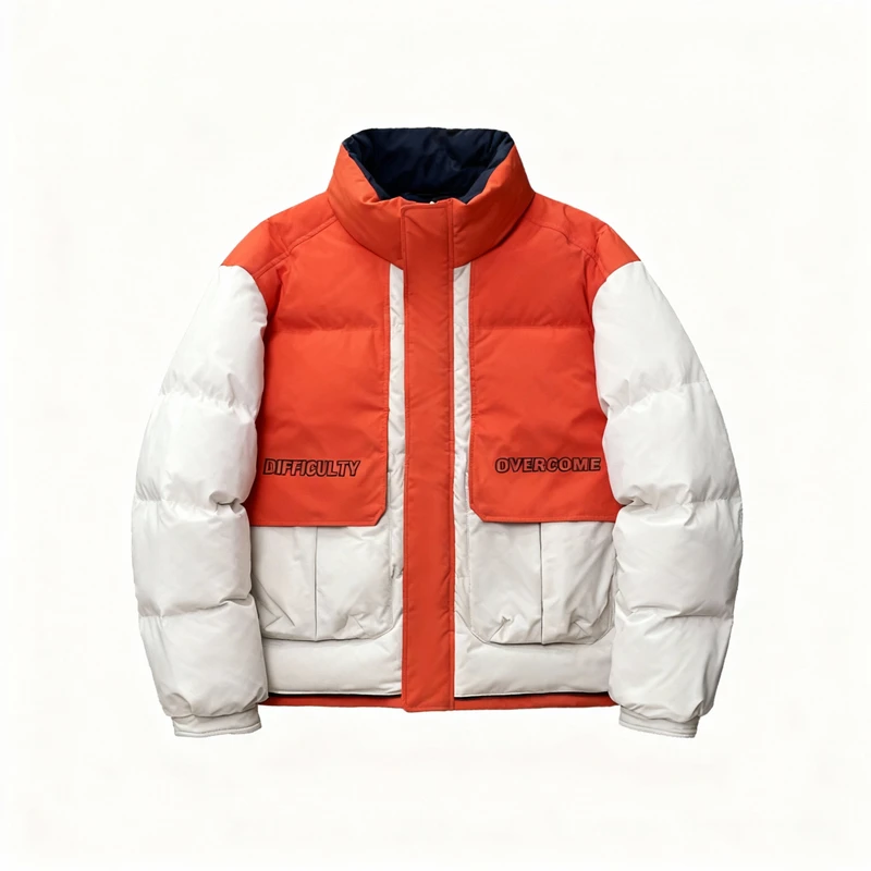 羽绒服男2025冬季新款潮流工装加厚保暖男士休闲外套2F22