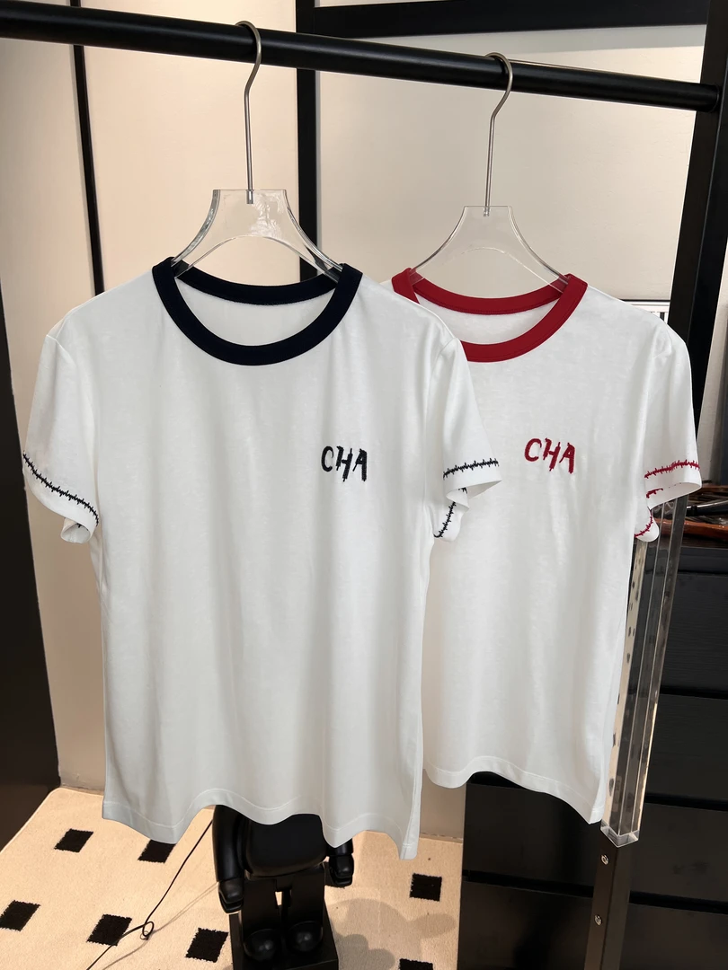 XIAOR-夏季新款两色领T