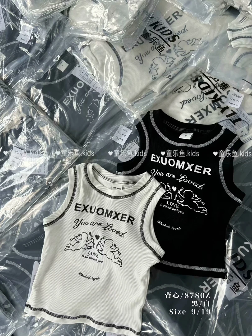 馨艺童品韩国货8780夏款打底背心男童女童