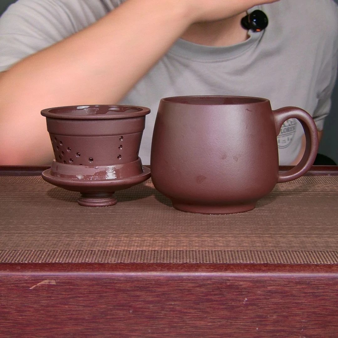茶杯紫砂高货放漏