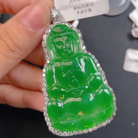 【闪购商品】颈饰银S925镶嵌翡翠翡翠
