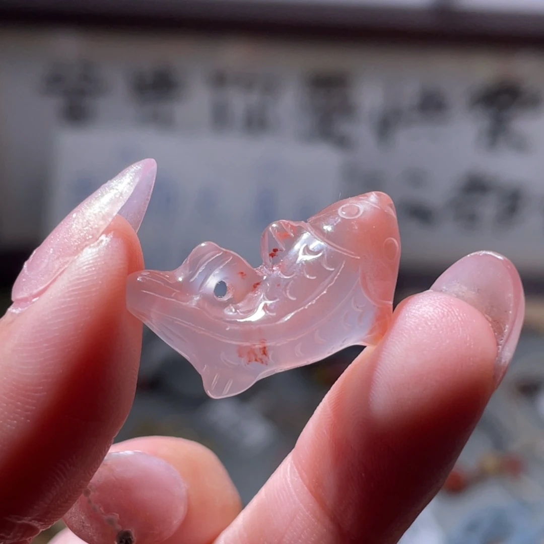 南红玛瑙未镶嵌挂件6282
