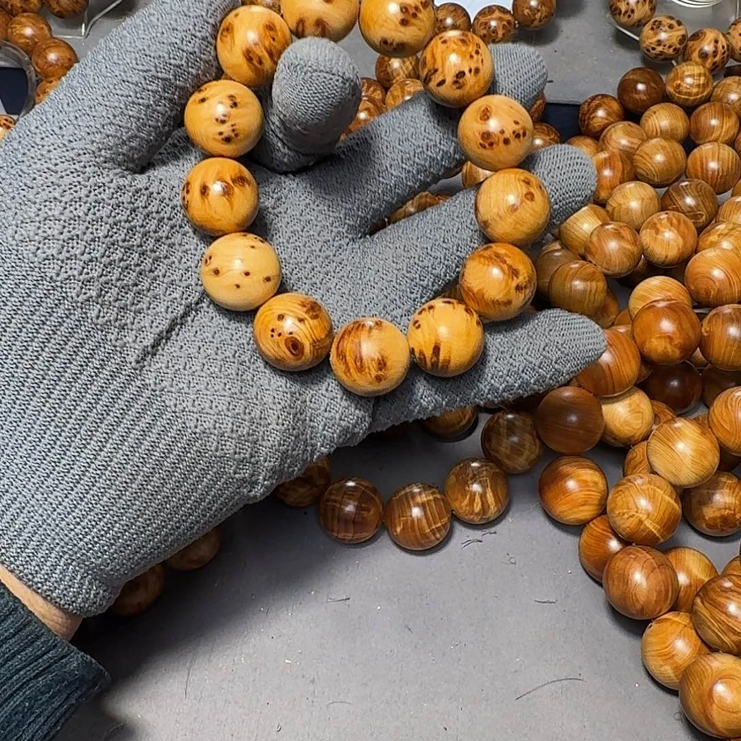 柏木（崖柏）太行榴花18手串